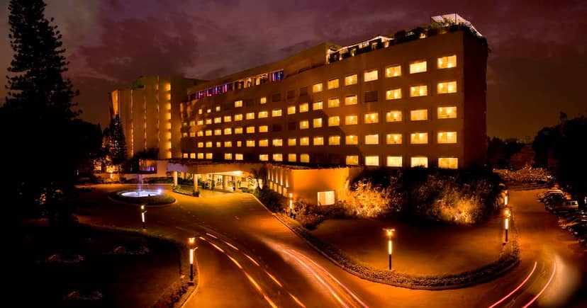 Lalit 3 at LaLiT Ashok Bangalore, elegant hotel facade ideal for conferences and events.