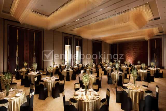 Elegant banquet hall in Conrad Bengaluru, ideal for weddings and corporate events.
