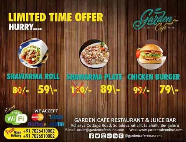 Garden Cafe Restaurant & Juice Bar in ...