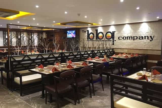 Contemporary dining space at The Barbeque Company, ideal for corporate events and gatherings.