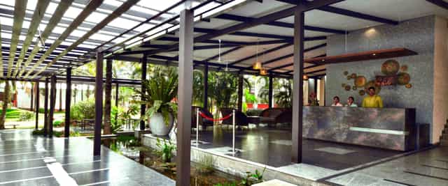 Modern Board Room at Windflower Resorts, ideal for meetings and events with ample light.