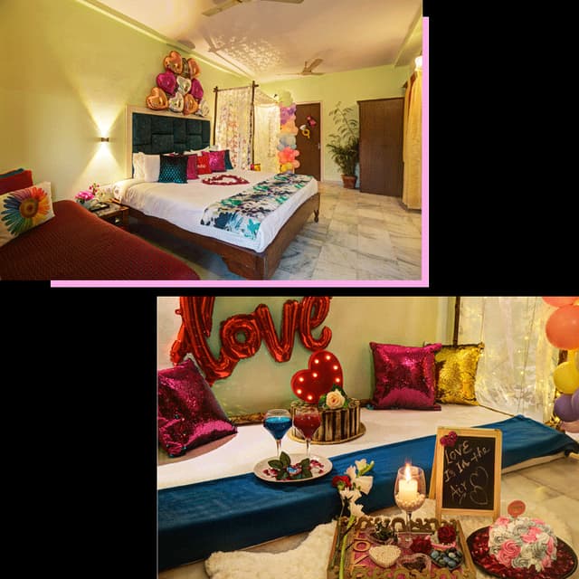 Golden Canopy Date & Love Room Dining