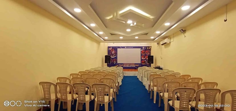 Meeting & Convention Hall at The Arcadia Hotel, theater-style seating for presentations.