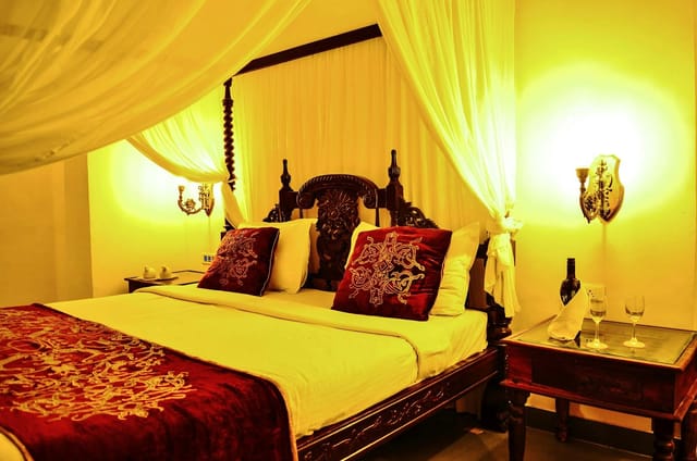Luxurious Banquet Hall with elegant furnishings for upscale events and intimate retreats.