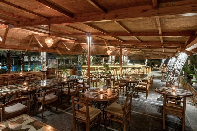 Elegant tents at Mango Mist Resorts, ideal for intimate receptions and private events.