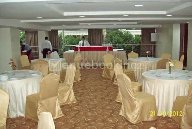 Serenity Hall at Monarch Luxur Hotel, elegant event space for conferences and celebrations.