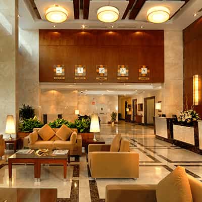 Modern board room at Fortune Hotels, perfect for events and meetings.