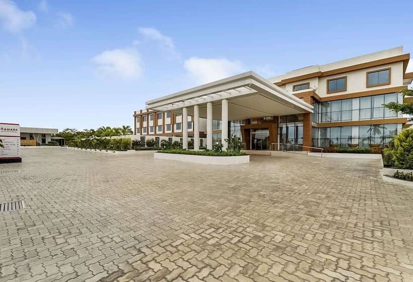 Spacious Ramada Bengaluru Yelahanka venue for meetings, featuring elegant architecture.