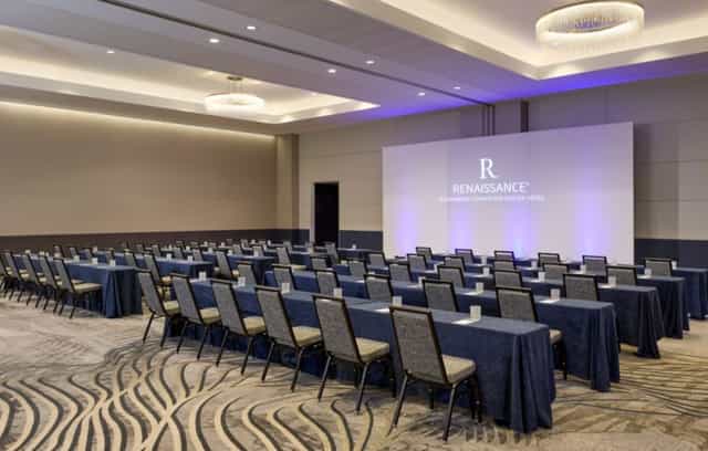 Renaissance Schaumburg Convention Center meeting space, ideal for conferences and workshops.