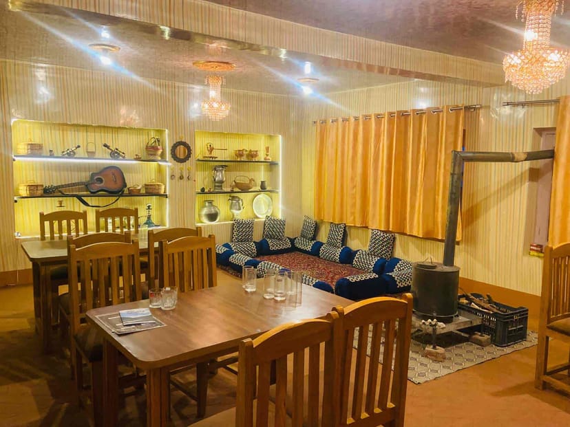Cozy event space at Fine Dine Restaurant, perfect for intimate meetings and workshops.