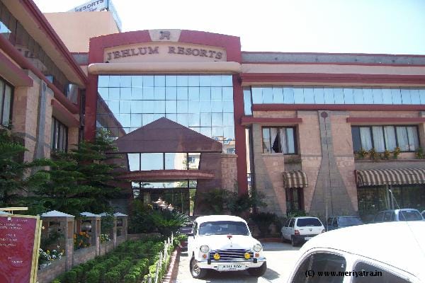 Modern Conference Hall entrance at Hotel Jehlum Resort, perfect for corporate events.