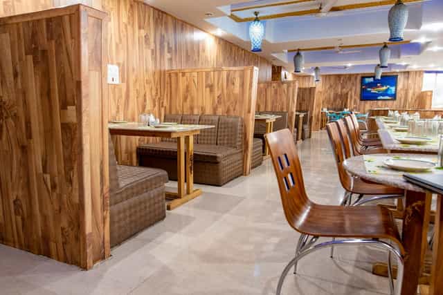 Villa dining space at The Marigold Resort, ideal for corporate events and networking.