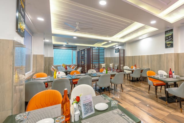 Modern conference room in Crown Prince Hotel, ideal for meetings and events.