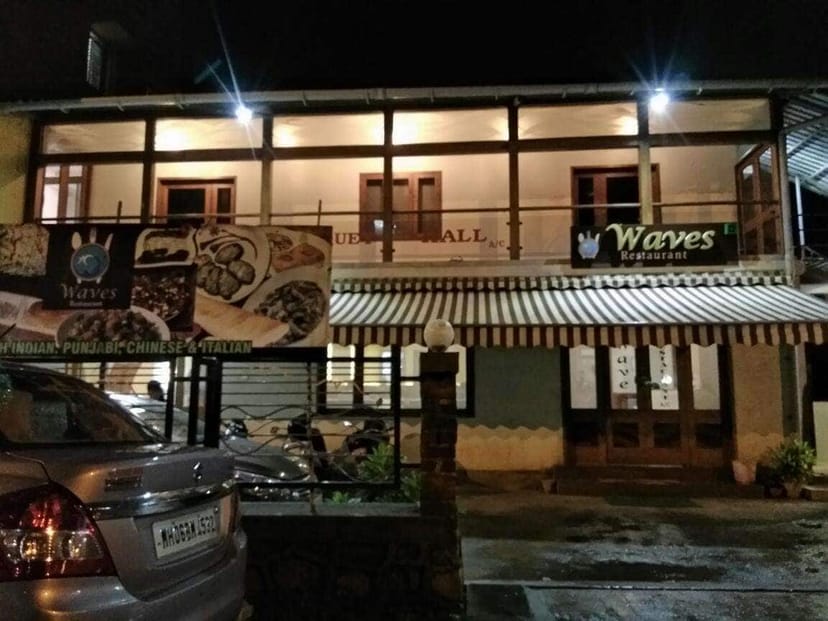 Waves Restaurant in Sagar Hotel: rustic venue for intimate events and gatherings.
