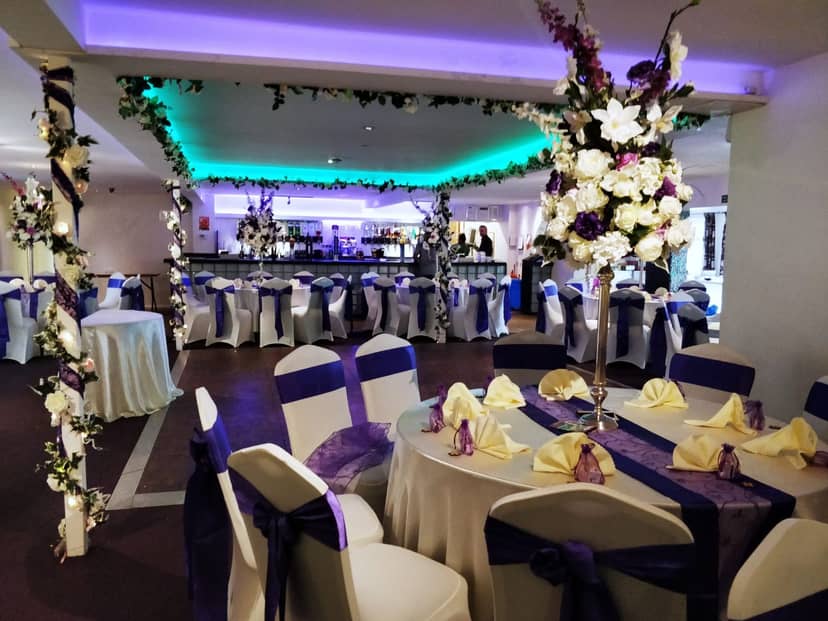 Elegant Charis Lounge in Elite Venue, ideal for weddings and formal events.