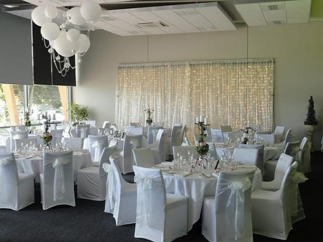 Elegant function room at The Verandah, perfect for weddings and formal events.