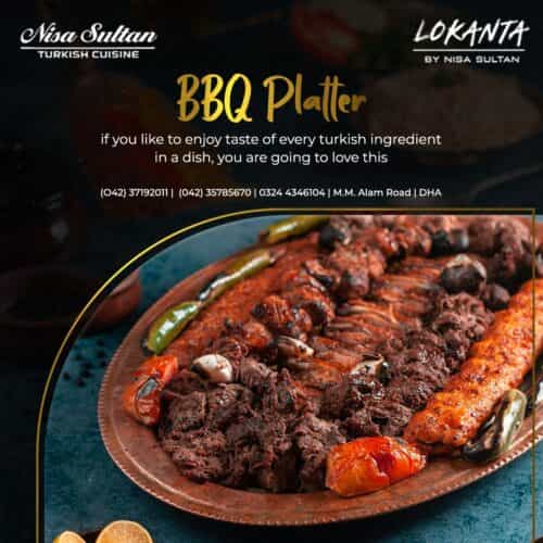 Nisa Sultan MM Alam Road Lahore Menu ...