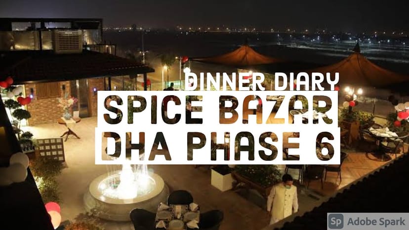 Elegant outdoor restaurant venue in Spice Bazaar for sophisticated gatherings and events.