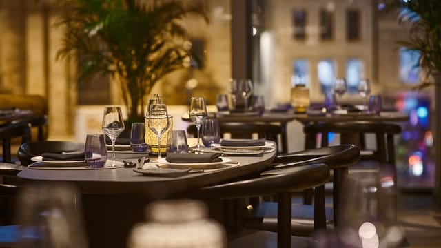 Elegant dining space in Pan Pacific London, perfect for upscale events and networking dinners.