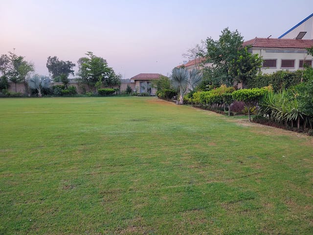 Lahore Country Club gardens, lush lawn venue for outdoor weddings and events.