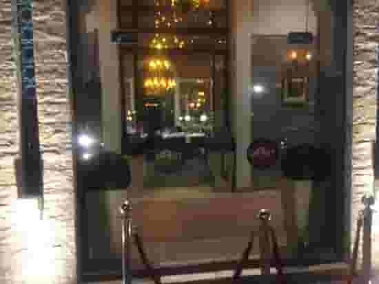 Indoor dining area