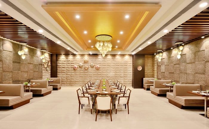 Modern conference room at Four Points Sheraton Srinagar, ideal for corporate events and gatherings.