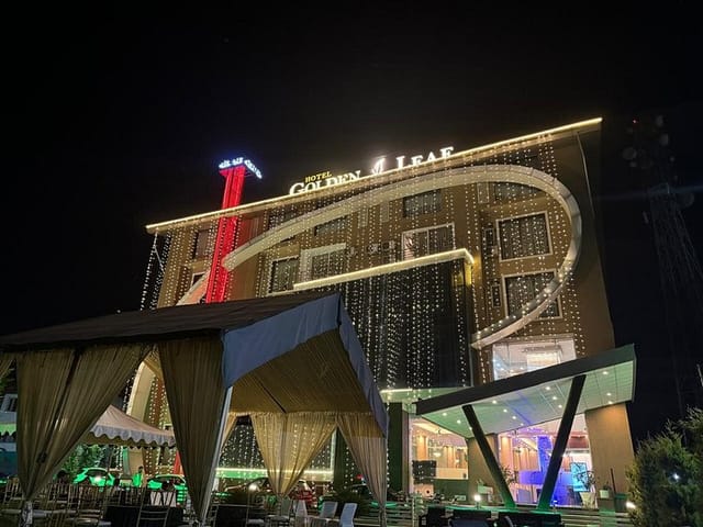 Modern Conference Hall at Golden Tulip Srinagar, ideal for weddings and corporate events.