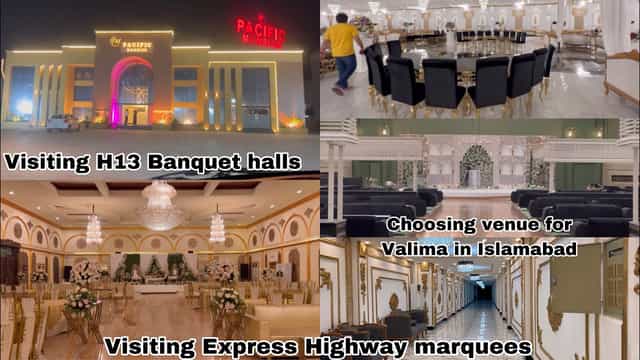 Elegant banquet halls in Hamara Venue, perfect for valimas and events in Islamabad.