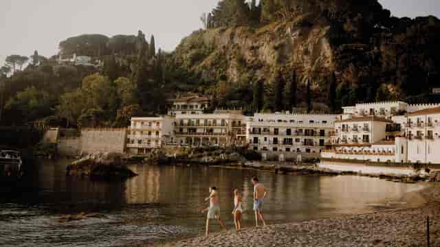 Lido Villeggiatura at Villa Sant'Andrea, scenic venue for outdoor events and retreats.