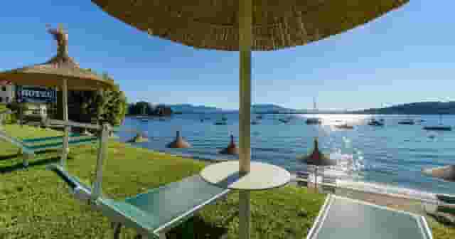 Private beach