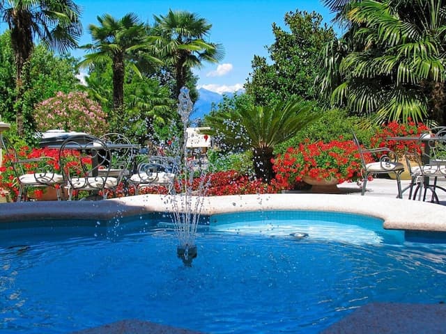 Private beach area