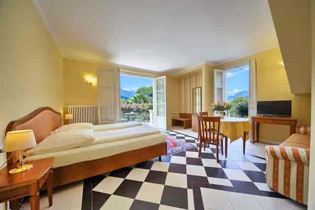 Private beach area at Hotel Villa delle Palme, ideal for retreats and meetings.