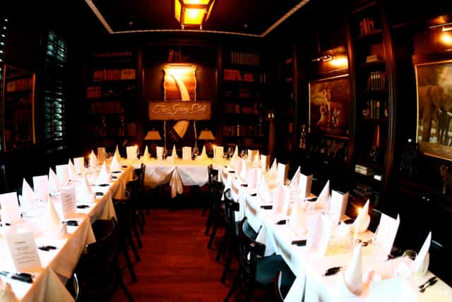 Elegant banquet setup in Ivory Club, ideal for corporate events and private gatherings.