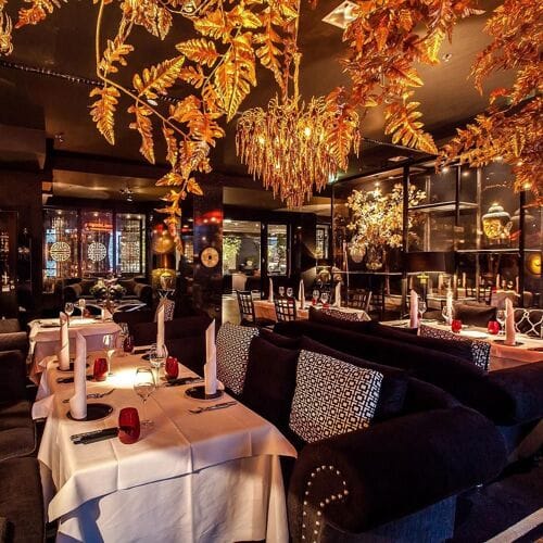 Luxurious Medici Restaurant in Frankfurt, ideal for upscale events and intimate gatherings.