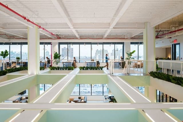 Modern Conferencing Center in Dock 72 featuring large windows, ideal for corporate events.