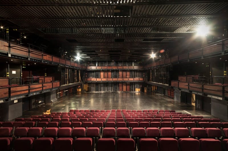 Sala Tallers at Teatre Nacional de Catalunya, a versatile venue for theater and events.