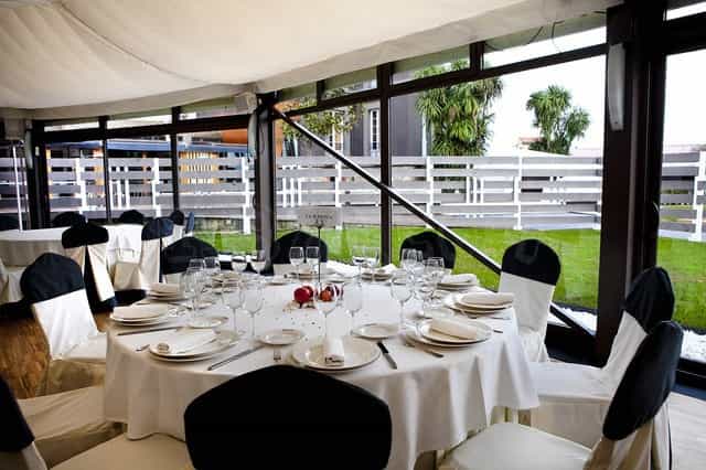 Elegant dining area in La Casona del Judío, perfect for upscale events and celebrations.