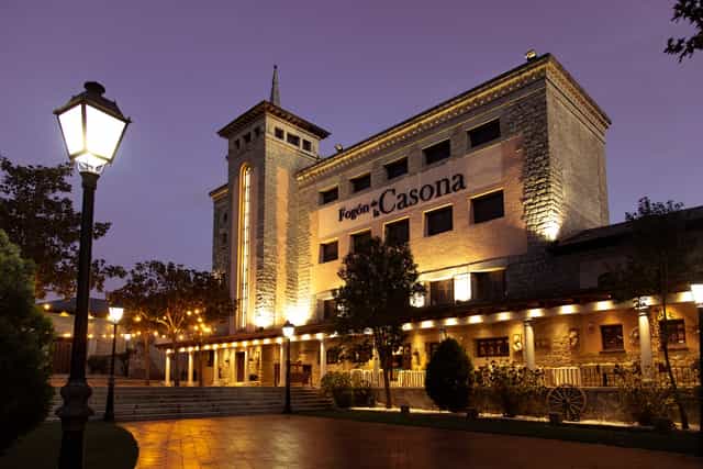 Elegant Porche venue with warm lighting, perfect for corporate events and celebrations.