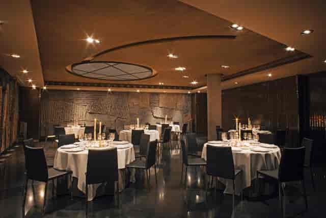 Sophisticated CEBO Restaurant setup for upscale events and formal dining.