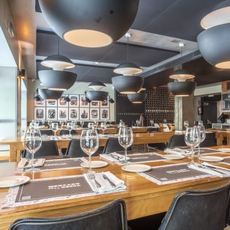 Modern Sangria Bar with stylish decor, perfect for upscale events and gatherings.