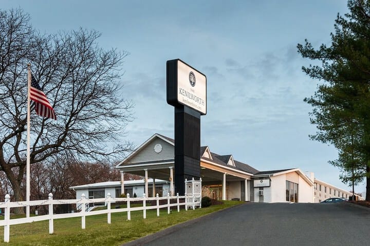 Business center entrance at The Kenilworth Hotel, ideal for meetings and events.