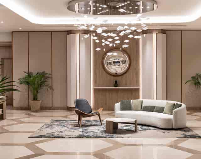 Salamanca Room 1 lounge, modern décor for networking events in Hotel Princesa Plaza Madrid.