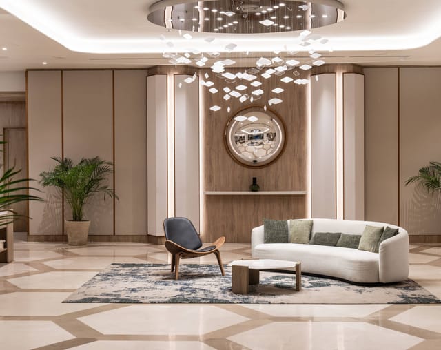 Salamanca Room 1 lounge, modern décor for networking events in Hotel Princesa Plaza Madrid.