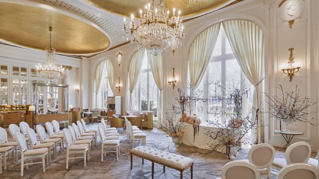 Elegant Salon Felipe IV at Mandarin Oriental Ritz, Madrid for weddings and corporate events.