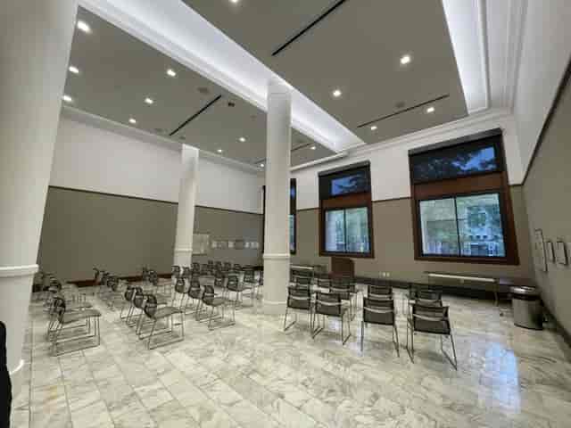 Baskes Boardroom at Newberry Library, elegant venue for corporate meetings and workshops.
