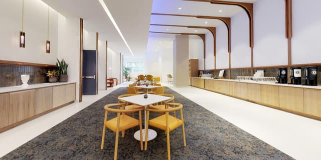Reception areas