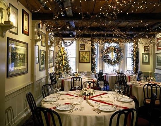 Middleburg Room at 1789 Restaurant, elegant dining space for corporate events and celebrations.