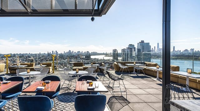 Rooftop venue Westlight at The William Vale with panoramic skyline for upscale events