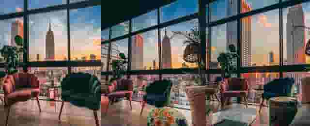 Indoor lounge
