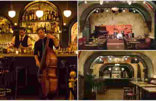 Basement jazz club